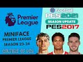 Miniface Premier League Pack 23-24 For PES 2017 &amp; PES 2021 (Compatible FL 2024) 250+ Minifaces