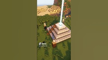 Minecraft Medieval Beacon Decoration! #minecraft#shorts