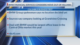 BMW Financial Services – Hilliard's third-largest employer – considers a move out of the suburb