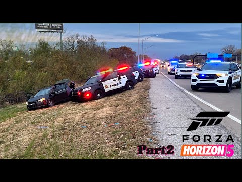 видео: forza horizon 5 Chasing and Escaping in Forza Capturing the Lamborghini Troublemaker and Lawbreaker