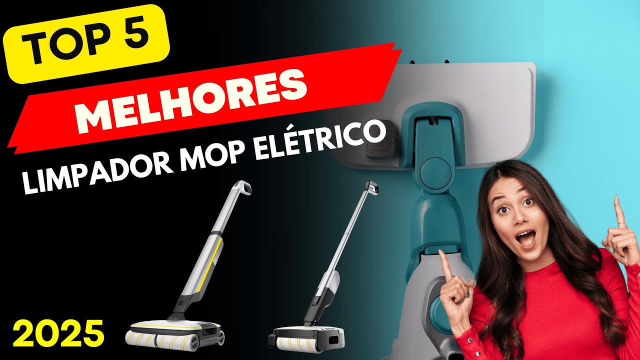 [ GUIA 🛒2025]⭐ Mop Elétrico VALE A PENA? Confira os 5 Melhores e mais ...