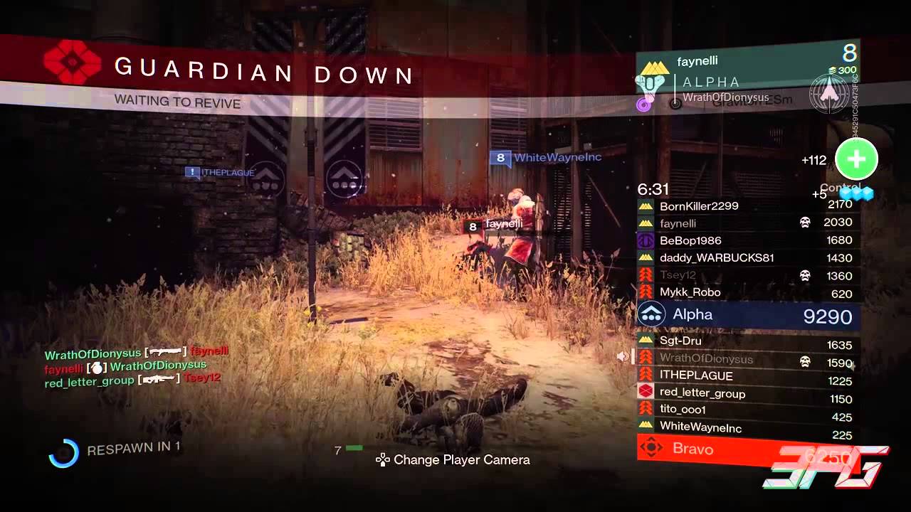Destiny Alpha - Gameplay PS4 - MULTIPLAYER CRUCIBLE #3 RUSTED LANDS (WrathOfDionysius) - 3FG