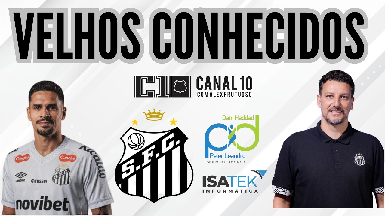 VERÍSSIMO ANUNCIADO, ELANO APRESENTADO: QUE POSSAM AJUDAR #santos #futebol #santosfc