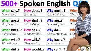 English speaking practice from beginner to advanced 150 Common Questions and Answers