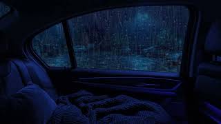 Quiet Evening Rain on Car with Soft Thunder - Deep Sleep Sounds to Calm Your Mind & Relax screenshot 3