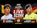 Alexander Blockx vs Alexander Zverev 🎾LIVE SCORE TENNIS ATP MADRID SPAIN OPEN 2026 | Semifinals