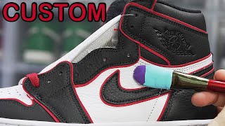 Custom JORDAN 1's! 🎨🎨👟 - YouTube