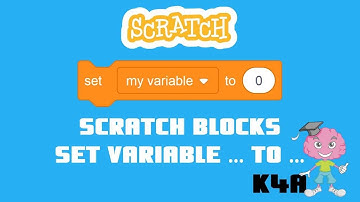 Scratch blocks - set variable ... to ...