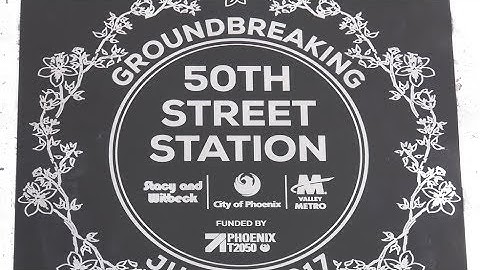 50th Street Light Rail Station Groundbreaking | News Feed