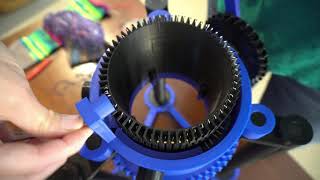 3D Printed Circular Sock Knitting Machine