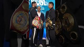 Artur Beterbiev Vs Dmitry Bivol Face Off Before Their Fight On October 12Th.