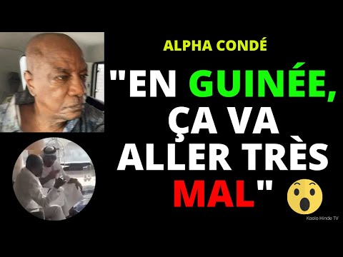 L'audio d'Alpha Condé: "en Guinée, ça va aller très mal"