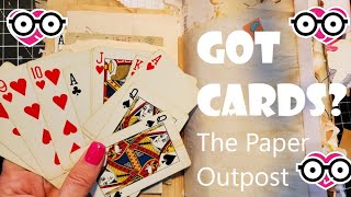 GOT PLAYING CARDS?! More Ideas, Tips & Tricks with Playing Cards in Junk Journals! The Paper Outpost