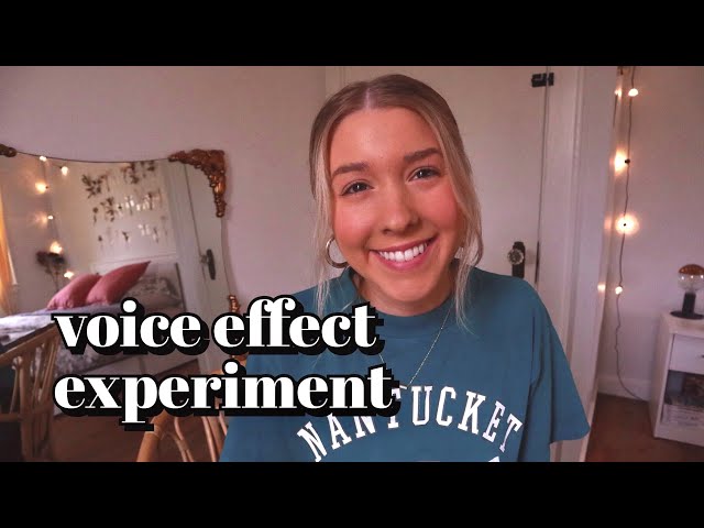 ASMR voice effect experiment