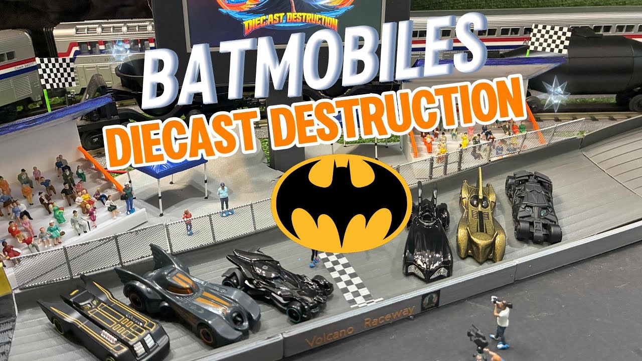 гонки на литых моделях, гонки на Hot Wheels Batmobile