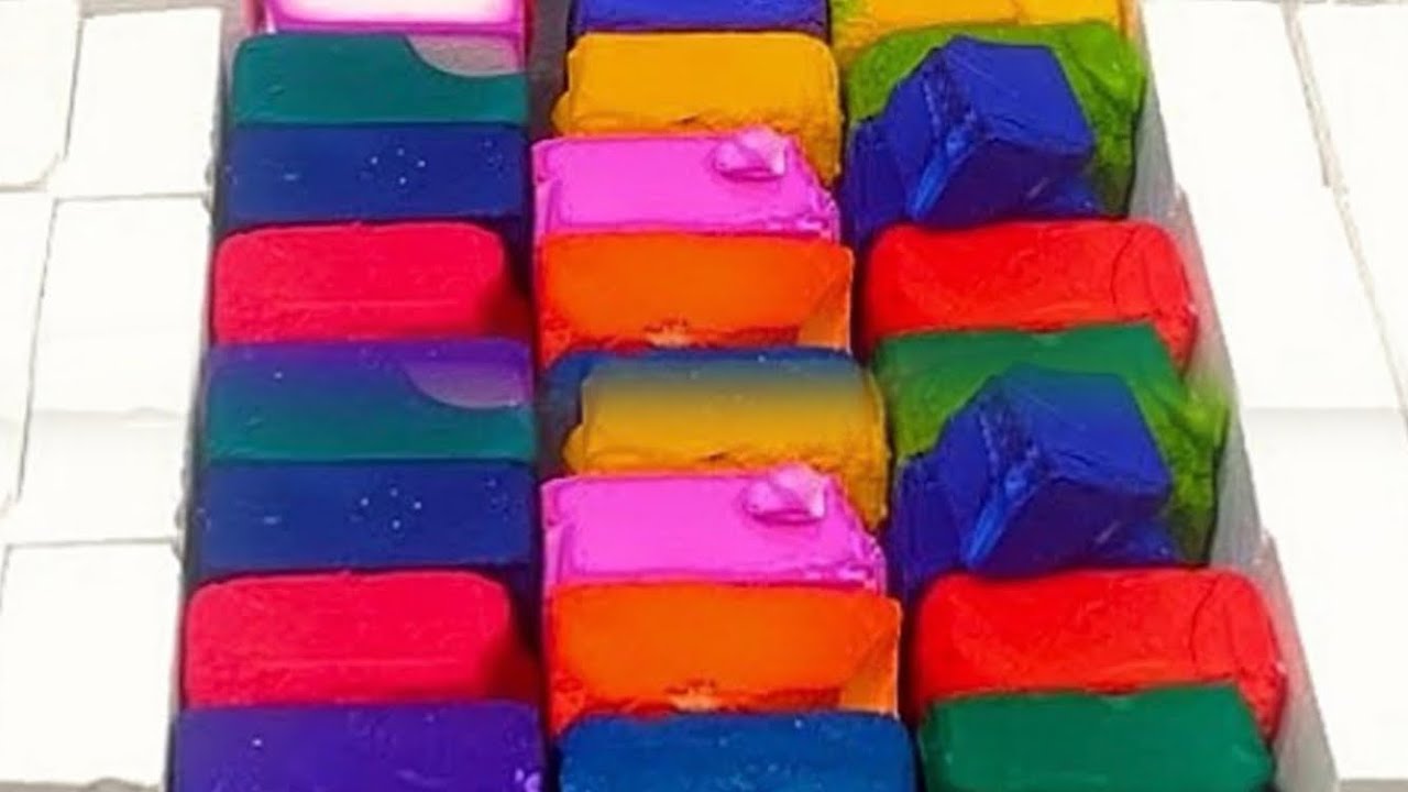 BSN LL PNP CRUSHES fresh plain jane dyed gym chalk blocks soft fluffy asmr sleep aid satisfying