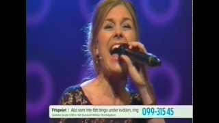 Pernilla Wahlgren - Jag vill om du vågar live i Bingolotto