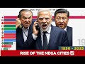 🌍 WORLD'S MOST POPULATED CITIES || RISE OF CITIES