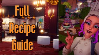Disney Dreamlight Valley Recipe Guide