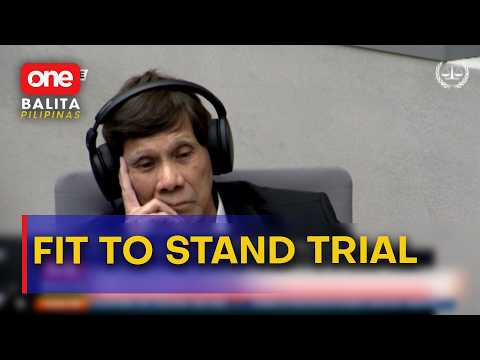 Dating Pangulong Duterte, fit to stand trial ayon sa ICC | One Balita Pilipinas