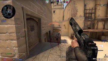 Using wallhack in CSGO