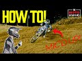 Micd up motocross how to  jumps rollers  bowl turns