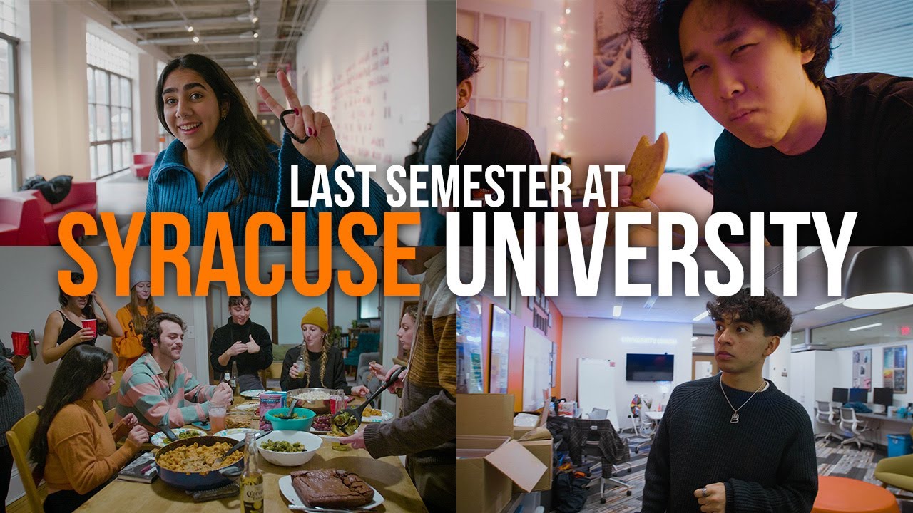LAST first week of college // Life at Syracuse University - YouTube
