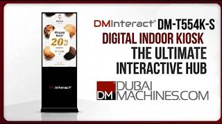 DMInteract 55 Smart Touch 4K Digital Kiosk | Interactive Floor Standing Signage