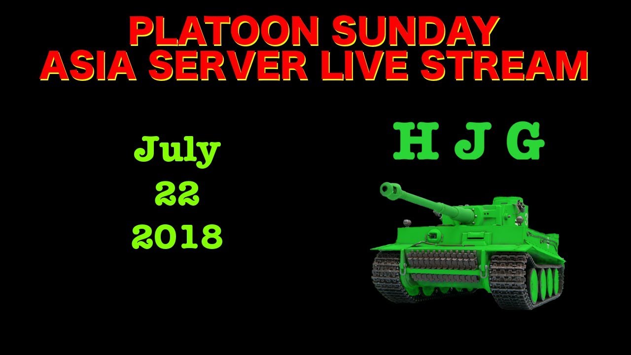 Platoon Sunday Asia Server with Hughbert Jass