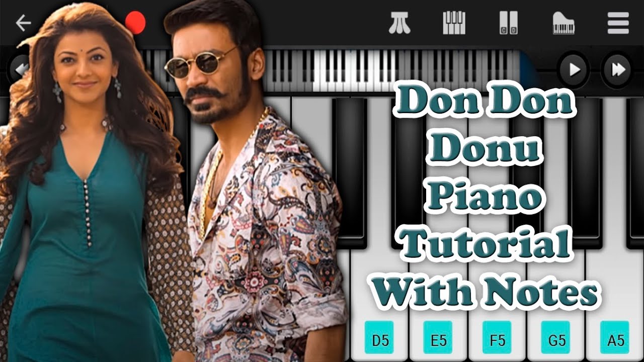 Don Don Donu Piano Tutorial With Notes in Perfect Piano  Music World