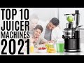 Top 10: Best Juicer Machines in 2021 / Cold Press Juicer / Slow Juice Extractor / Masticating Juicer