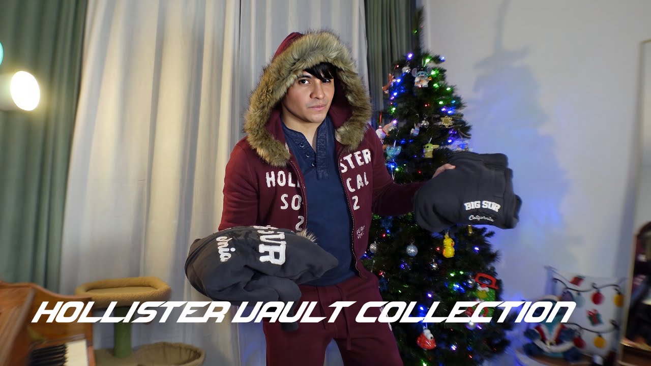 Обзор и примерка вещей из коллекции Hollister Vault | Термобелье с принтом Y2K, худи с искусствен...