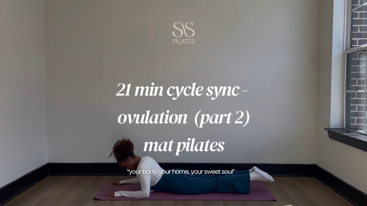 21 min cycle sync, Pilates - energy up! || virtual mat Pilates workout