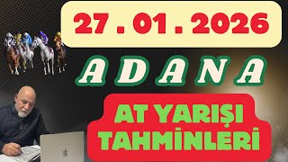 27 Ocak 2026 Salı Adana At Yarışı Tahminleri At Yarışı Yorumlar-Youtube-Tjk-Canlı Nasıl