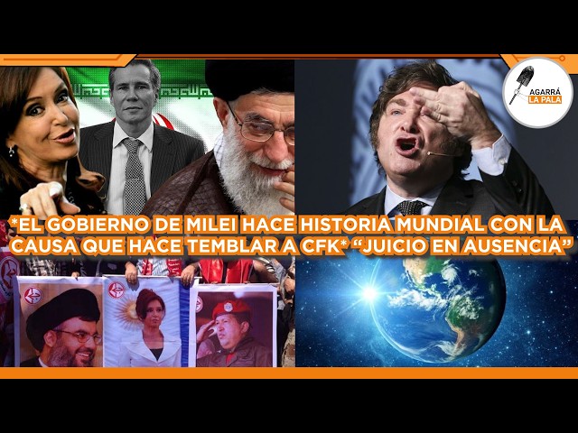 MILEI HACE HISTORIA MUNDIAL Y DEJA TEMBLANDO A KRETINA POR EL PACTO CON IRÁN: "JUICIO EN AUSENCIA"
