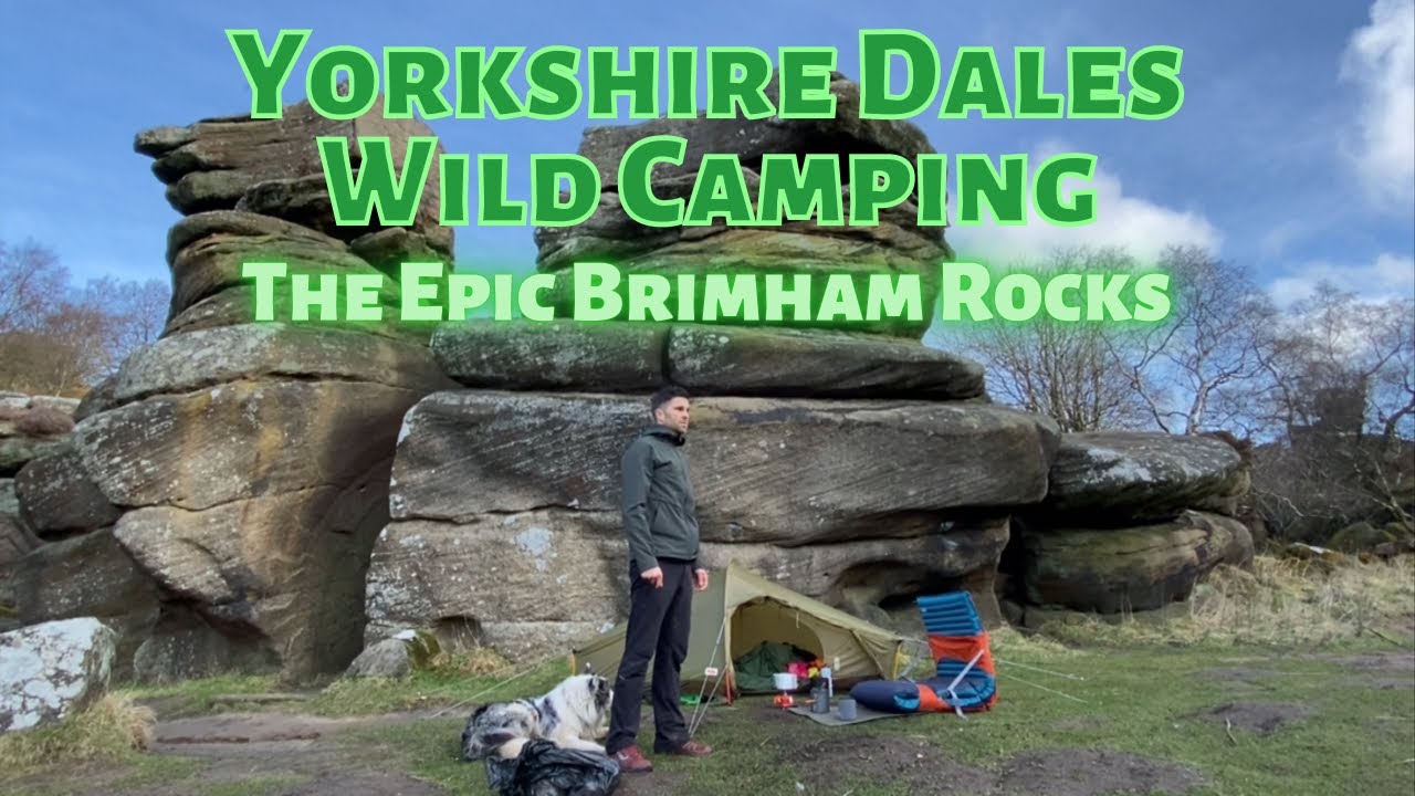 Wild Camping Uk Backpacking To Brimham Rocks Yorkshire Dales National Trust Thermarest Trekker Chair Youtube