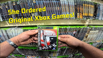 Packing an Original Xbox order for Krystle, So many good games!