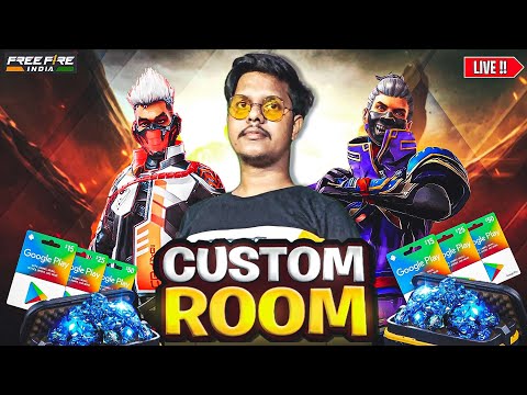 🔴[Live] Free Fire Live Custom Room 