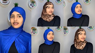 hijab/ Sida an qamarka u xirto oo simple ah hijab  //safa beauty
