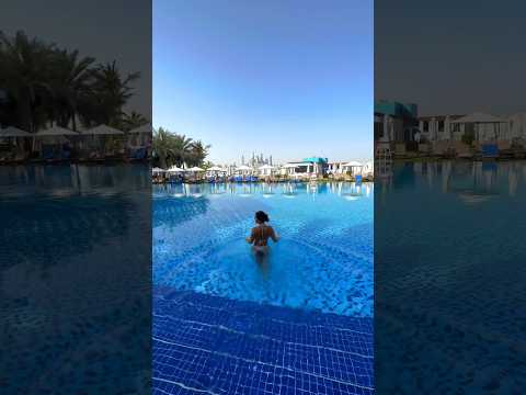 We stayed at the luxury hotel Rixos The Palm in Dubai✨ #shorts