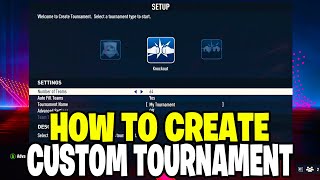 FIFA 23 HOW TO CREATE A CUSTOM TOURNAMENTS