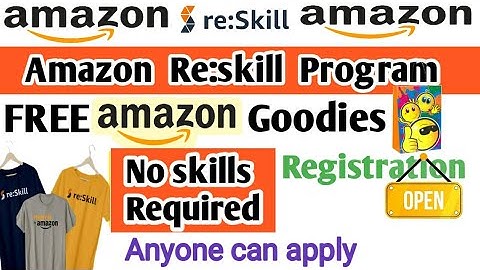 Aws & Codeops Launched Re:Skill | Free Amazon T- shirts | Free Amazon Courses| AWS re:skill Open