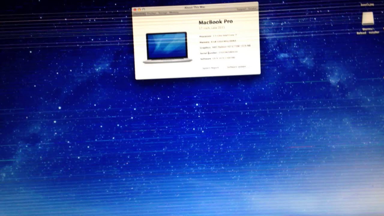 Macbook Pro 17" late 2011 GPU issues - YouTube