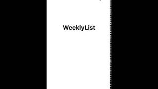 Grocery List - React Native   Firebase application running on iOS simulator
