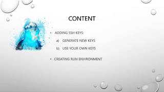 DolphinNext Tutorial 01 -  Creating Run Environment and Adding SSH Keys