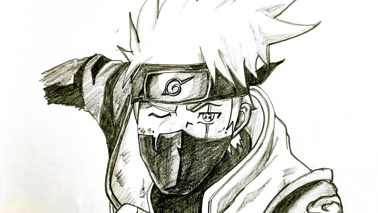 Kakashi Hatake  Naruto sketch drawing, Anime sketch, Drawings