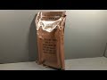 Eating 33 Year Old US MRE 1984 Ham & Chicken Loaf Vintage MRE Review Meal Ready to Eat Taste Test