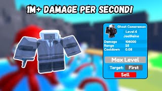 1MILLION+ DAMAGE PER SECOND in Toilet Tower Defense!