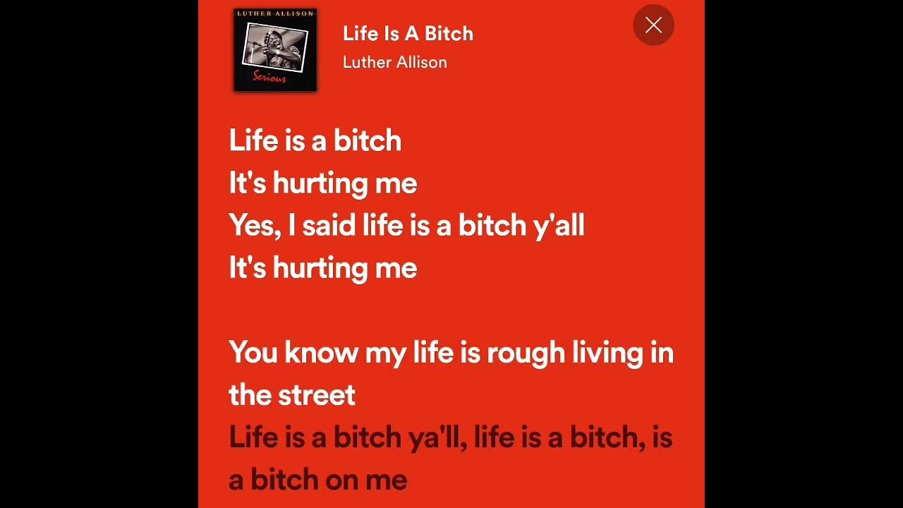 Life is a Bitch - (Luther Allison) Lyrical Short