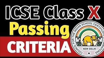 Board Exam Passing Criteria Of Each Subjects  | ICSE Class 10 Board Exam Passing Criteria| ICSE